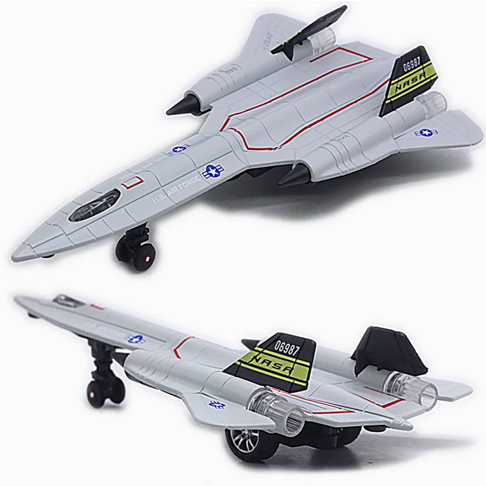 Amazon.co.jp: SR-71ブラックバード高高度偵察飛行機金属飛行機モデル